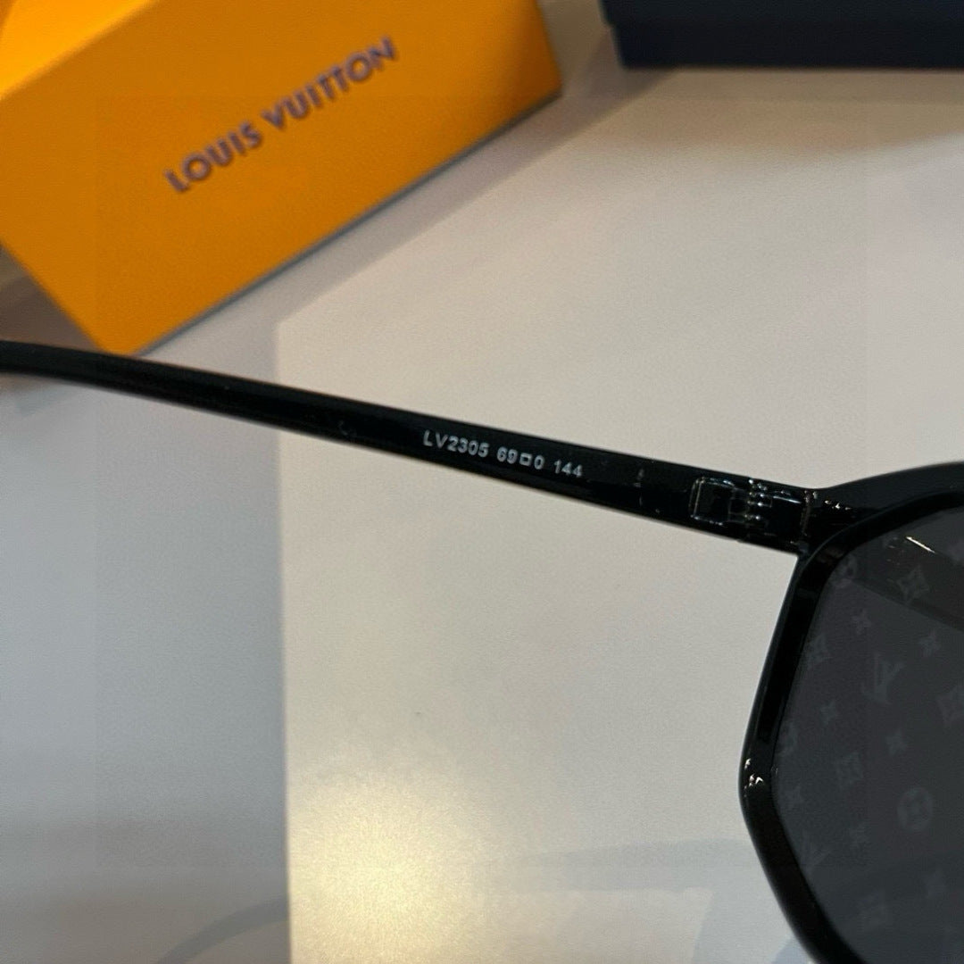 Louis Vuitton Polarized Fashion Gold Lens Sunglasses for Men - 414801 - detail image 8