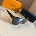 Louis Vuitton Metal Fashion Gold Lens Sunglasses for Men & Women - 414802