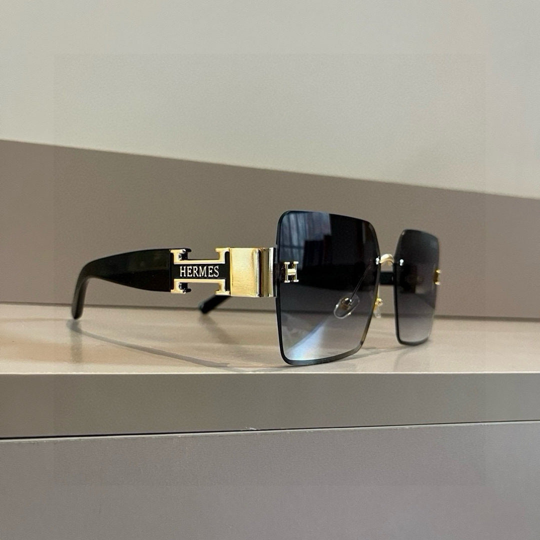 Hermès Oversized Gold Lens Sunglasses for Women - 450025 - detail image 4