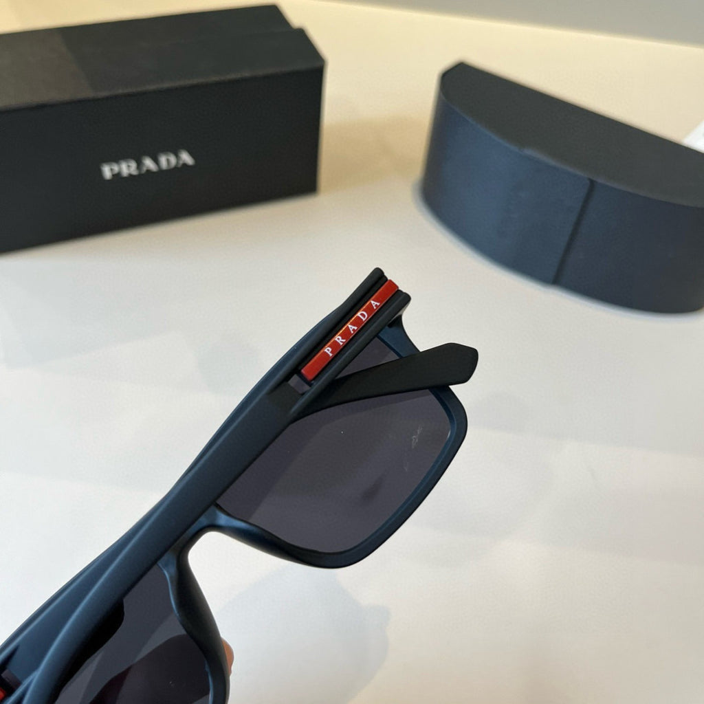 Prada Fashion Black Lens Sunglasses for Men & Women - 372098 - detail image 7