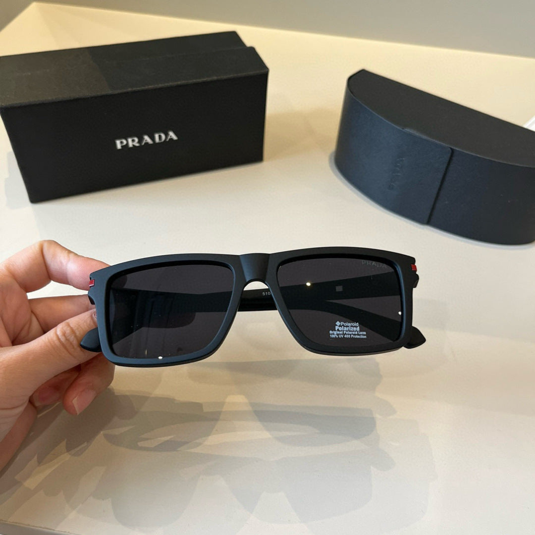 Prada Fashion Black Lens Sunglasses for Men & Women - 372098 - detail image 8