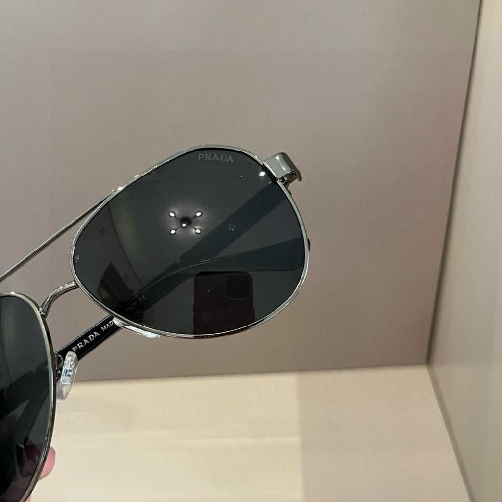 Prada Polarized Fashion Silver Lens Sunglasses for Men - 372101 - detail image 6