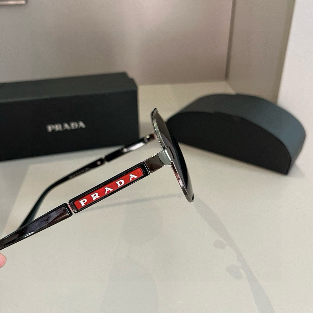 Prada Polarized Fashion Silver Lens Sunglasses for Men - 372101 - detail image 2
