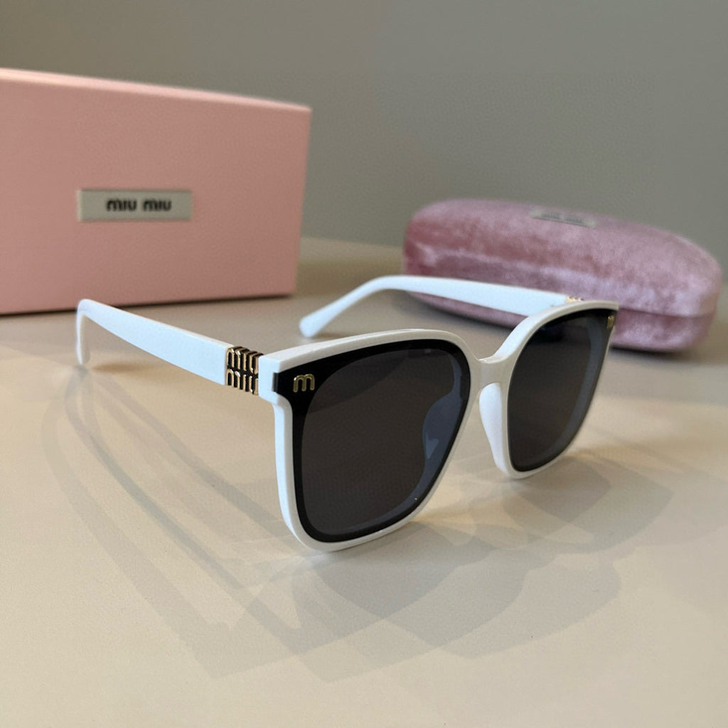 Miu Miu Fashion Silver Lens Sunglasses for Men & Women - 487585