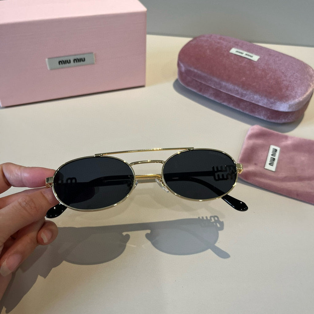 Miu Miu Metal Fashion Red Lens Sunglasses for Men & Women - 432567 - detail image 4