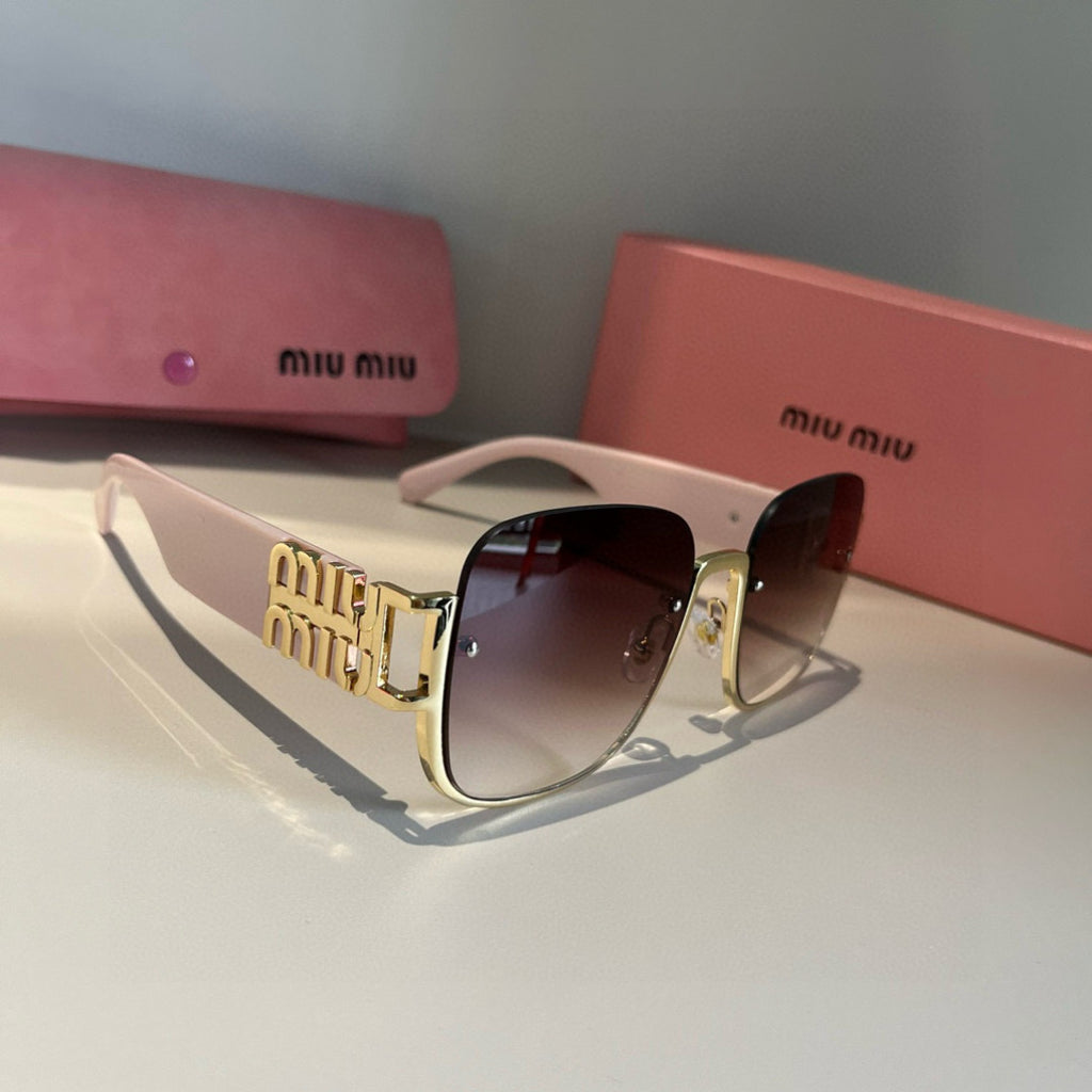 Miu Miu Fashion Brown Lens Sunglasses for Men & Women - 399154