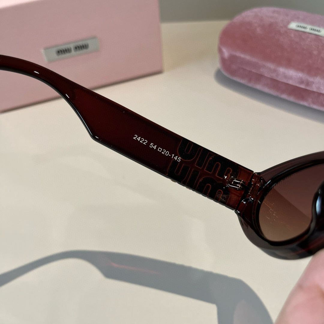 Miu Miu Cat-Eye Black Lens Sunglasses for Men & Women - 382950 - detail image 11