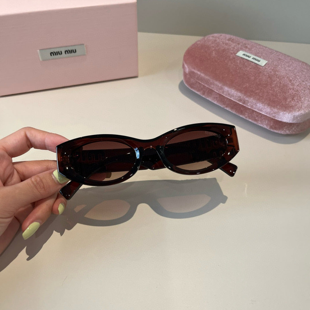 Miu Miu Cat-Eye Black Lens Sunglasses for Men & Women - 382950 - detail image 6