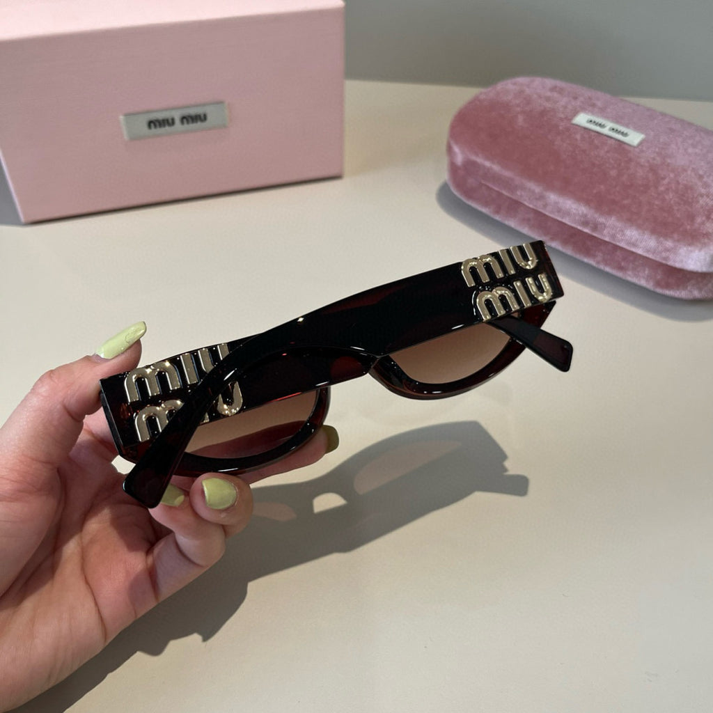 Miu Miu Cat-Eye Black Lens Sunglasses for Men & Women - 382950 - detail image 9