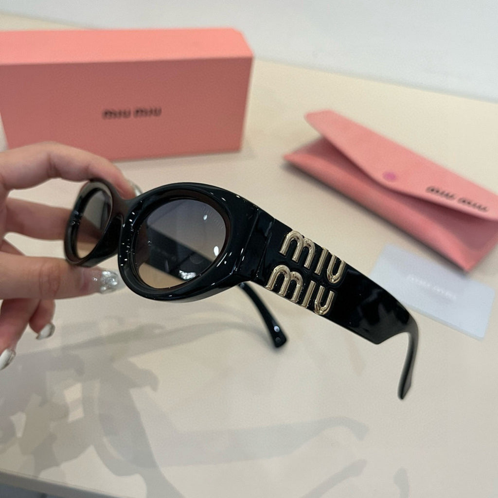 Miu Miu Cat-Eye Silver Lens Sunglasses for Men & Women - 382951 - detail image 4