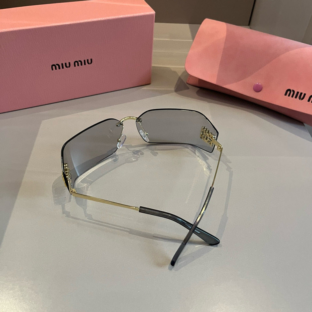 Miu Miu Fashion Silver Lens Sunglasses for Men & Women - 382953 - detail image 4