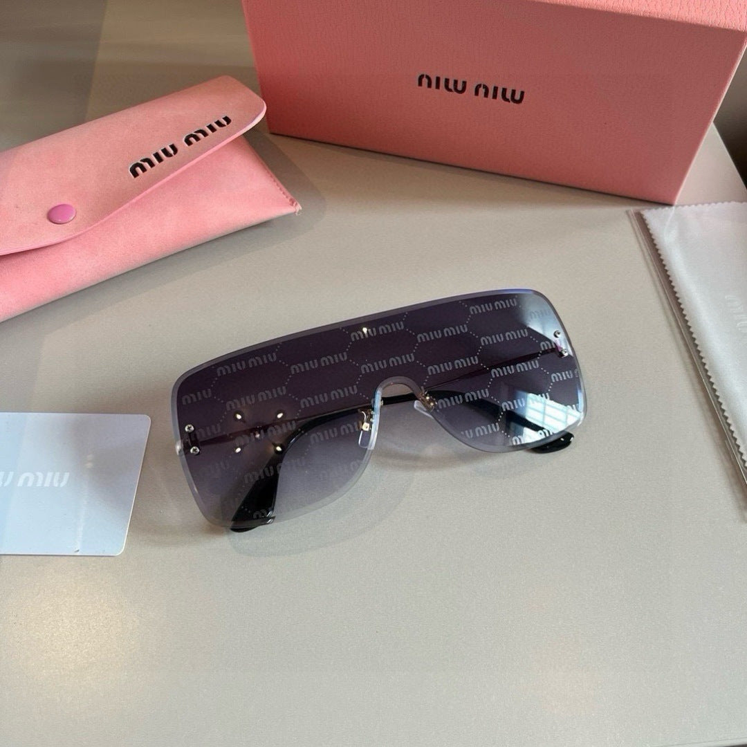 Miu Miu Lightweight Rimless Silver Lens Sunglasses for Women - 449751