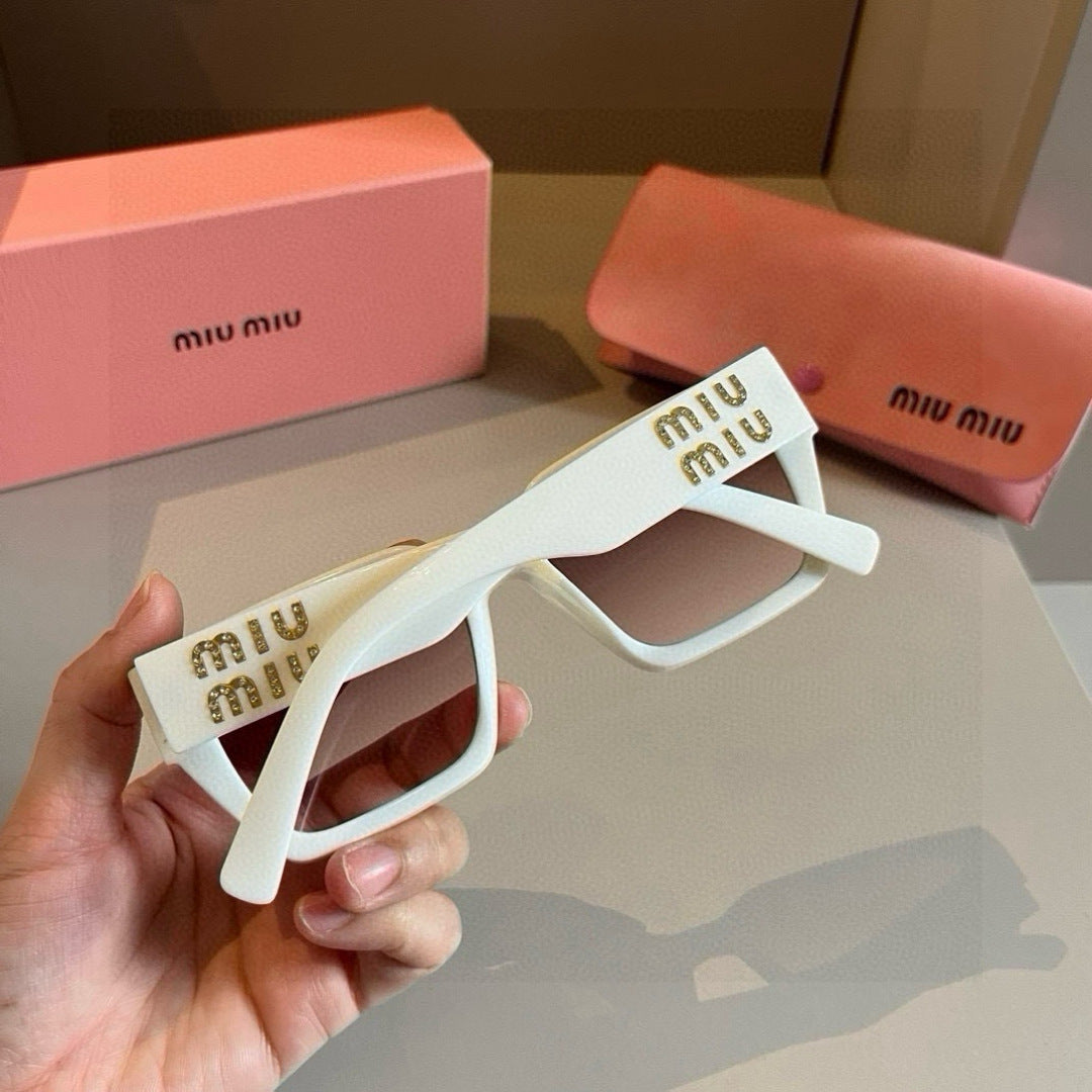 Miu Miu SMUO7S Square Brown Lens Sunglasses for Men & Women - detail image 5