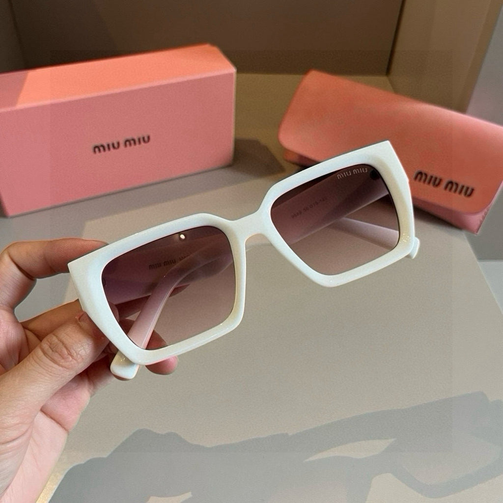 Miu Miu SMUO7S Square Brown Lens Sunglasses for Men & Women - detail image 3