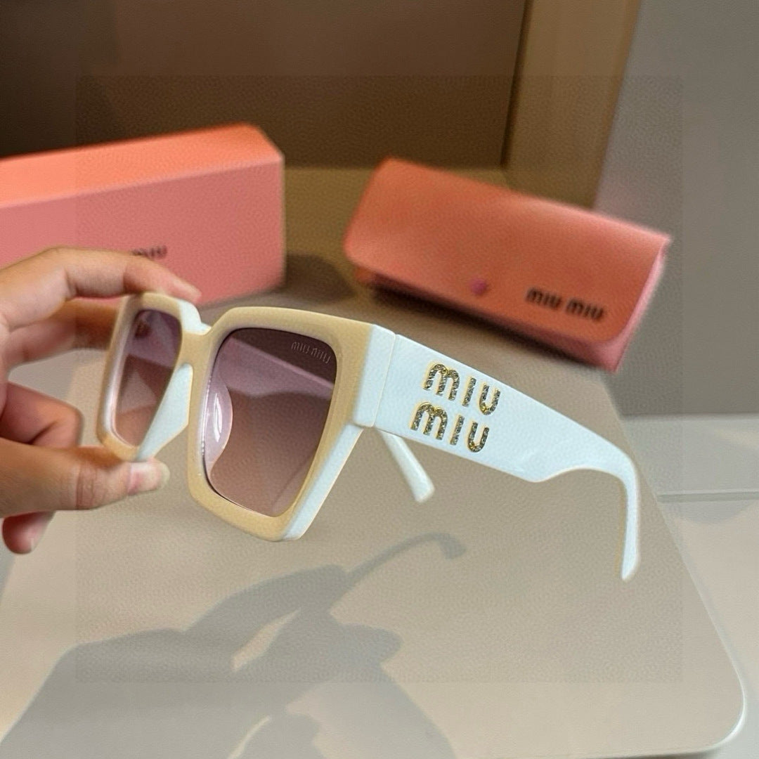 Miu Miu SMUO7S Square Brown Lens Sunglasses for Men & Women - 432586 - detail image 4