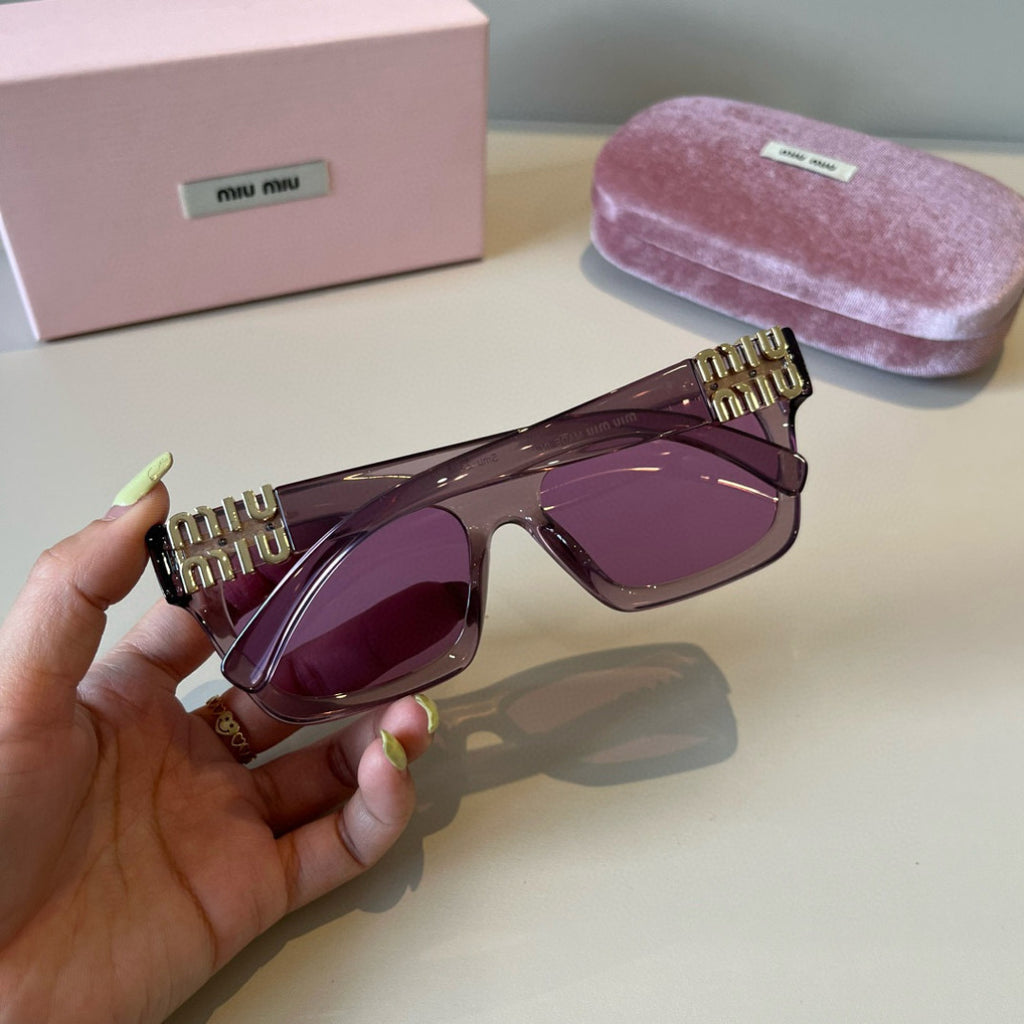 Miu Miu Cat-Eye Purple Lens Sunglasses for Men & Women - 382955 - detail image 7