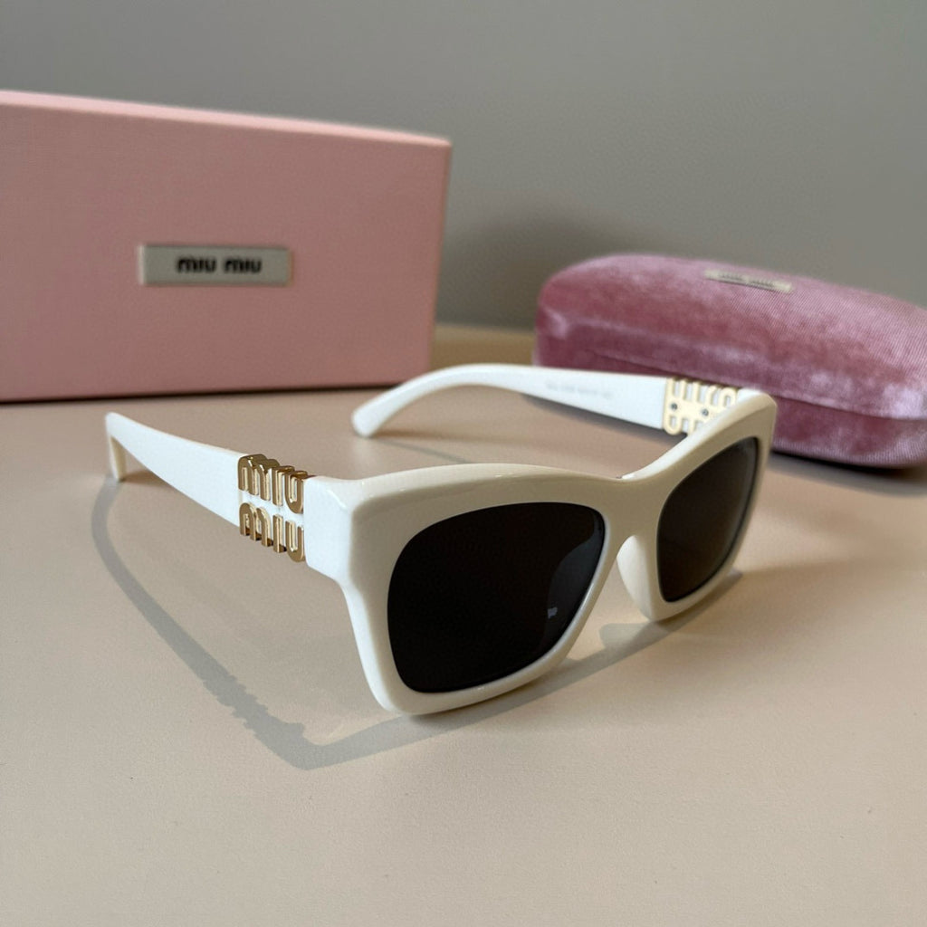 Miu Miu Cat-Eye Brown Lens Sunglasses for Men & Women - 382956
