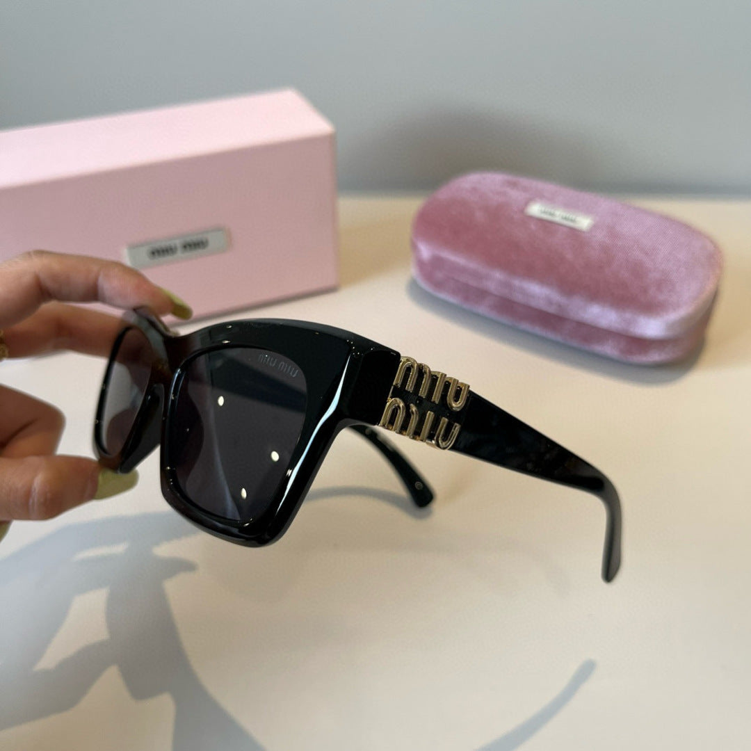 Miu Miu Cat-Eye Black Lens Sunglasses for Men & Women - 382958 - detail image 4
