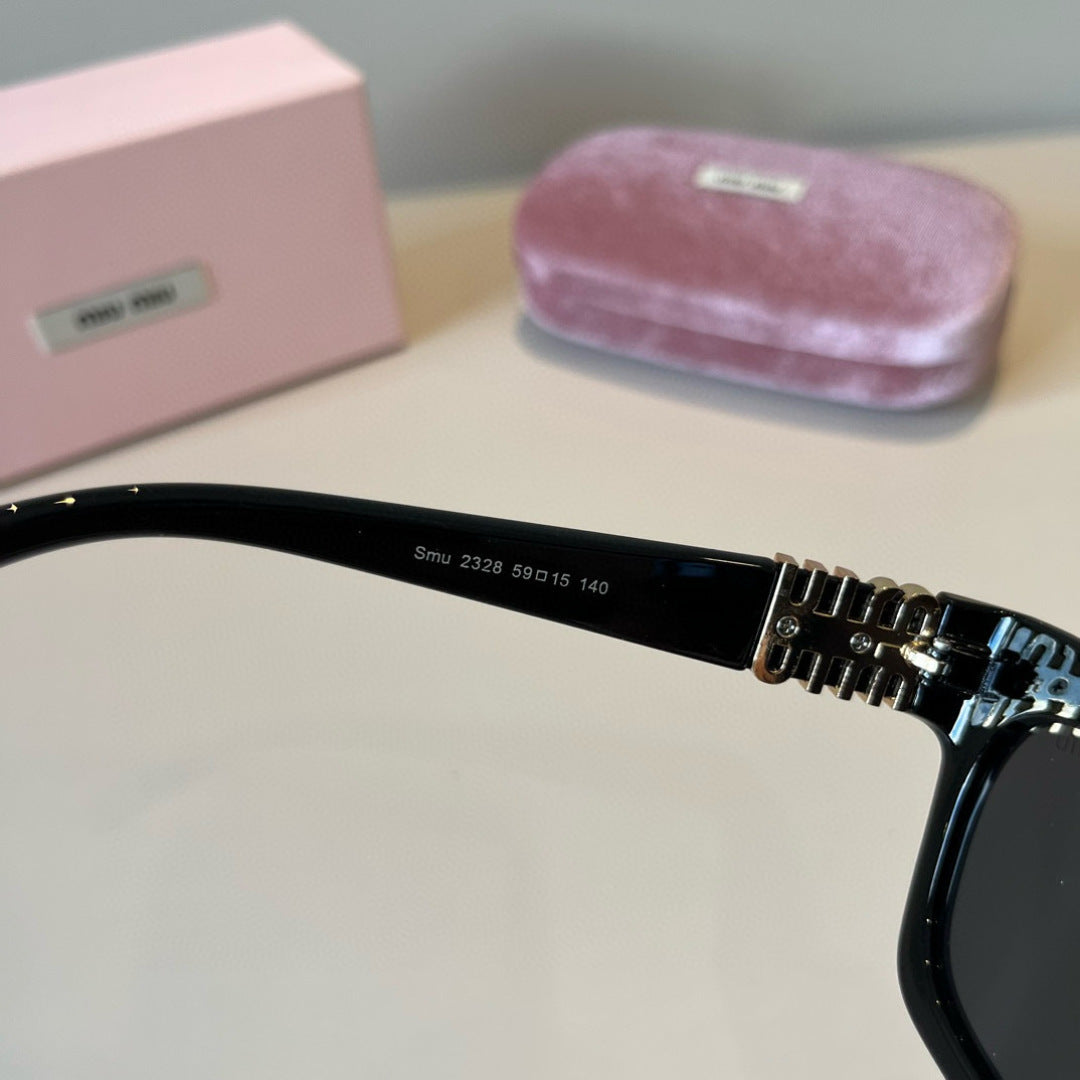 Miu Miu Cat-Eye Black Lens Sunglasses for Men & Women - 382958 - detail image 6