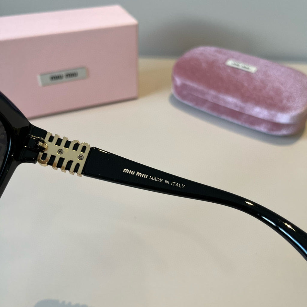 Miu Miu Cat-Eye Black Lens Sunglasses for Men & Women - 382958 - detail image 5