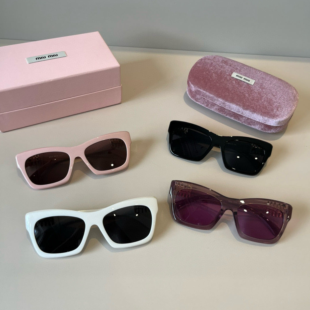 Miu Miu Cat-Eye Black Lens Sunglasses for Men & Women - 382958 - detail image 11