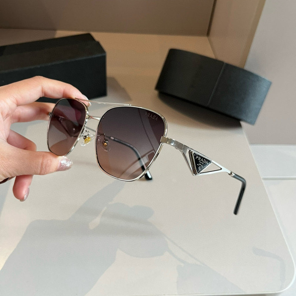 Prada Polarized Fashion Silver Lens Sunglasses for Men - 998133 - detail image 4