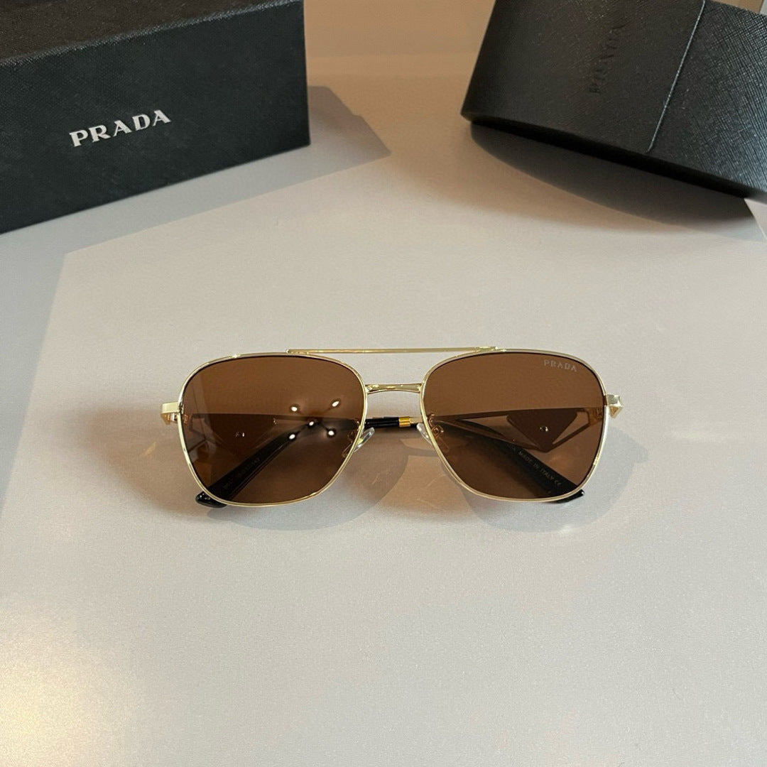 Prada Polarized Fashion Brown Lens Sunglasses for Men - 382650 - detail image 2