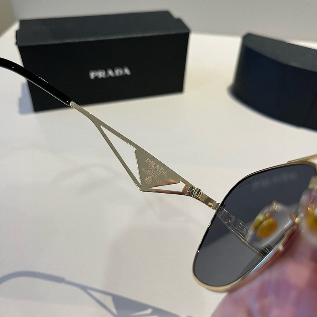 Prada Polarized Fashion Silver Lens Sunglasses for Men - 998135 - detail image 10