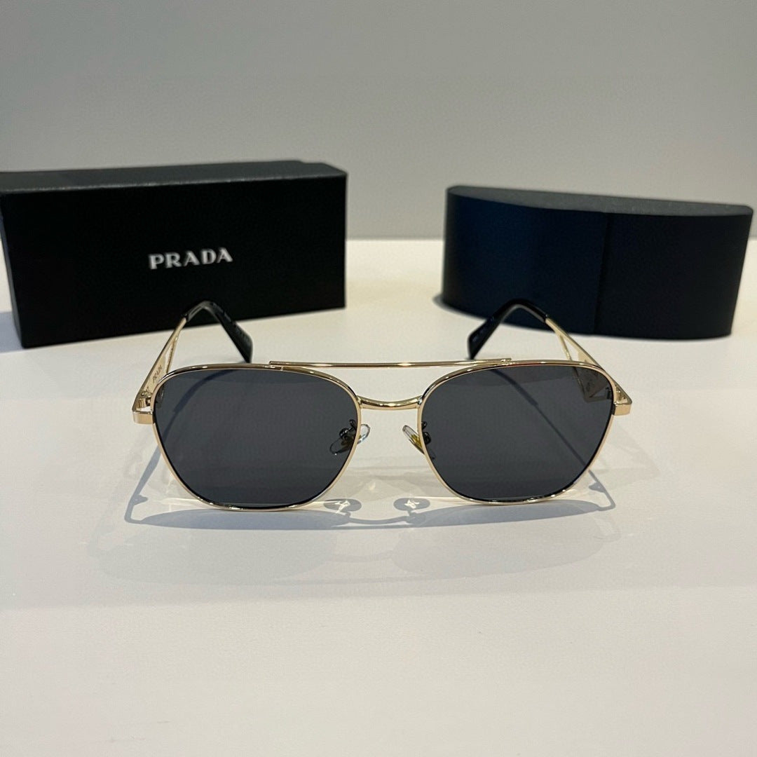 Prada Polarized Fashion Silver Lens Sunglasses for Men - 998135 - detail image 2
