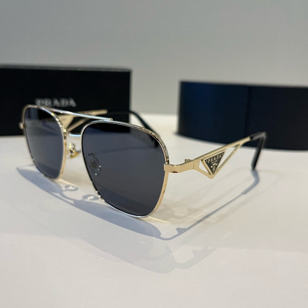 Prada Polarized Fashion Silver Lens Sunglasses for Men - 998135 - detail image 3