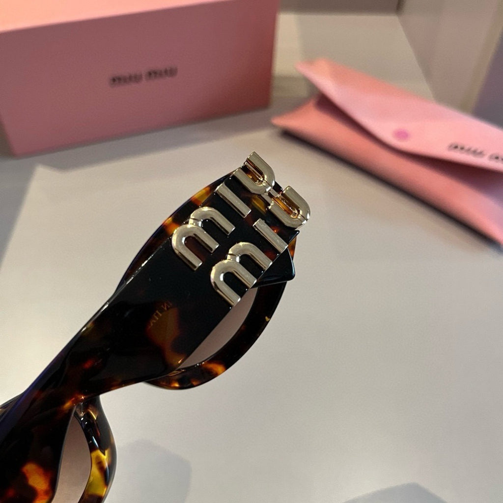 Miu Miu Cat-Eye Brown Lens Sunglasses for Men & Women - 466121 - detail image 6