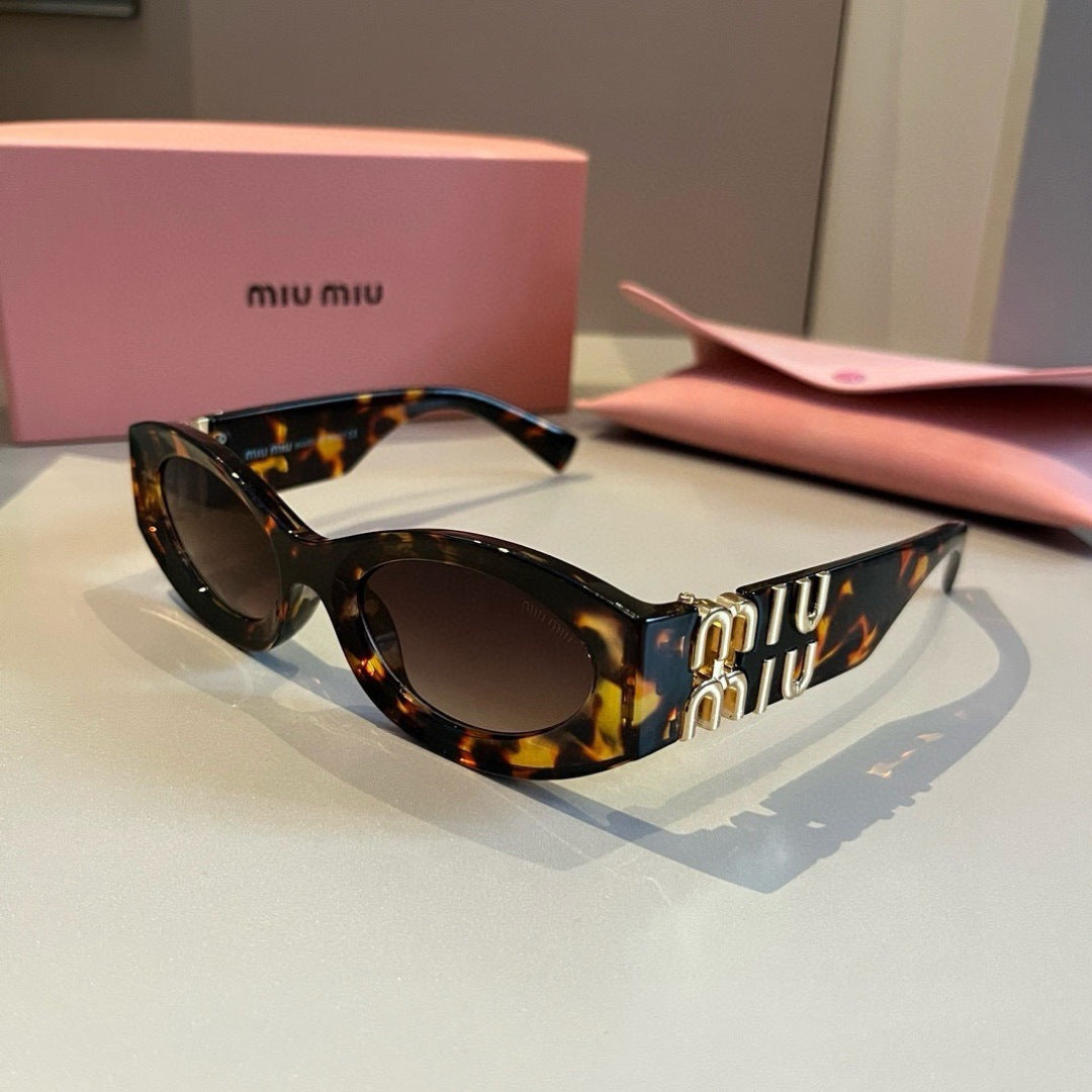 Miu Miu Cat-Eye Brown Lens Sunglasses for Men & Women - 432605 - detail image 2