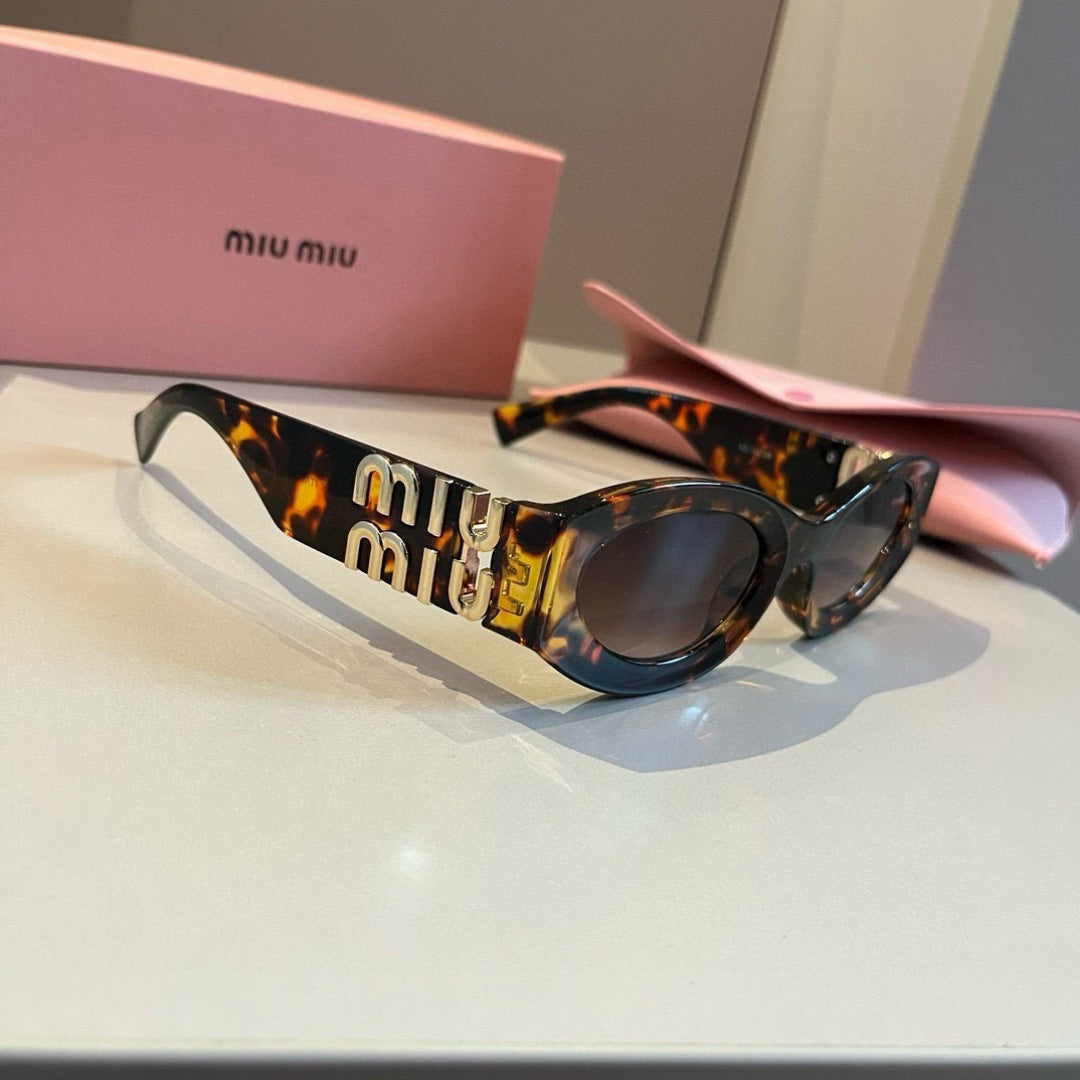 Miu Miu Cat-Eye Brown Lens Sunglasses for Men & Women - 466121