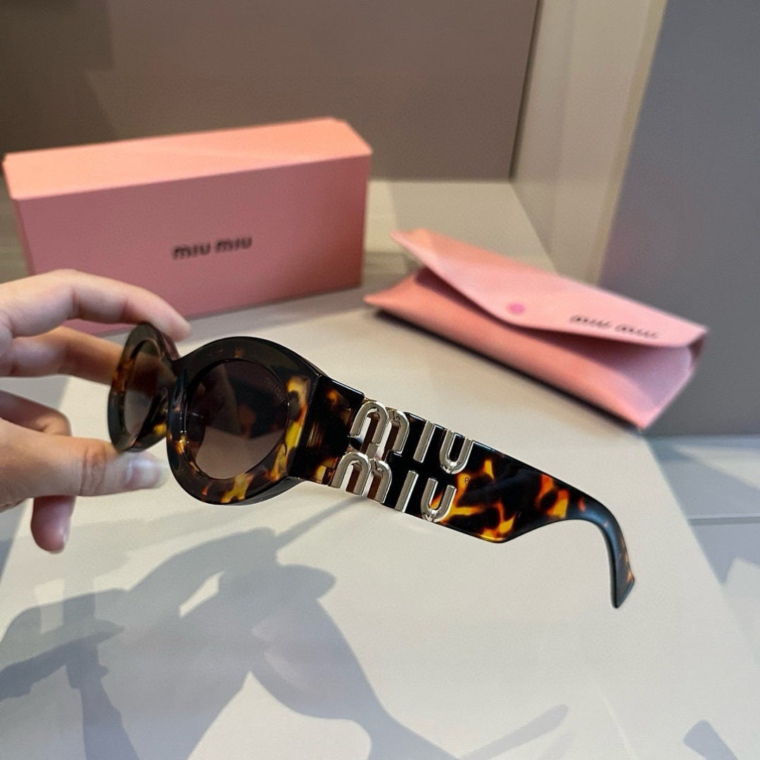 Miu Miu Cat-Eye Brown Lens Sunglasses for Men & Women - 466121 - detail image 3