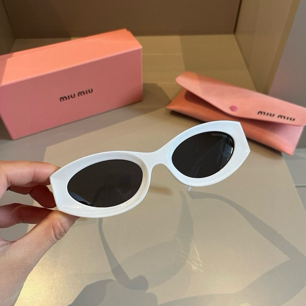 Miu Miu Cat-Eye Gold Lens Sunglasses for Men & Women - 466122 - detail image 2