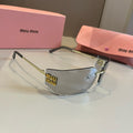 Miu Miu Fashion Silver Lens Sunglasses for Men & Women - 416242