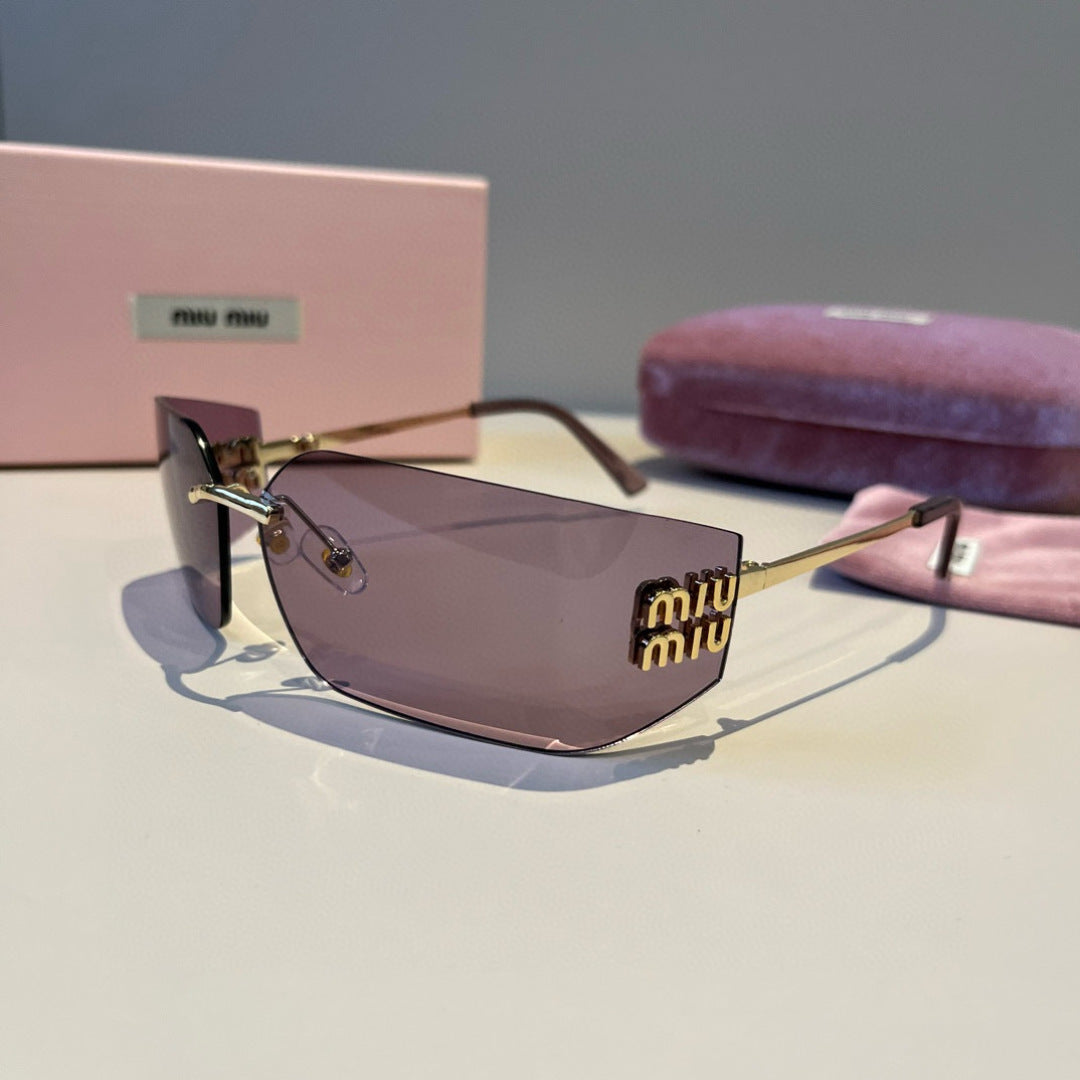 Miu Miu Fashion Gray Lens Sunglasses for Men & Women - detail image 3