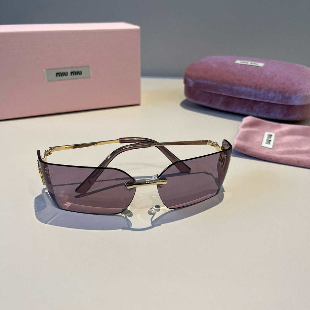 Miu Miu Fashion Gray Lens Sunglasses for Men & Women - detail image 6