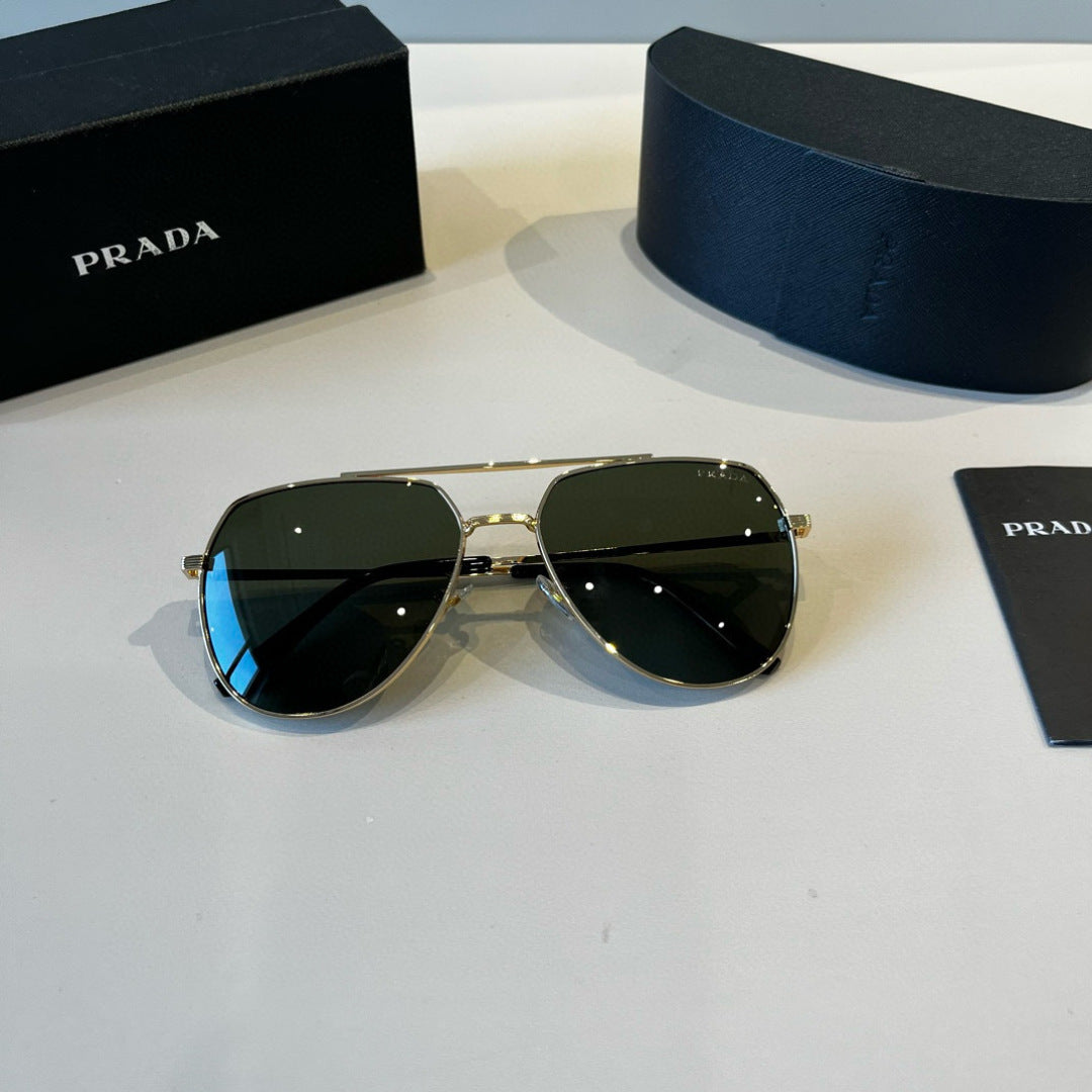 Prada Polarized Fashion Brown Lens Sunglasses for Men - 382643 - detail image 4