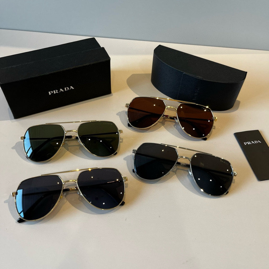 Prada Polarized Fashion Brown Lens Sunglasses for Men - 382643 - detail image 10