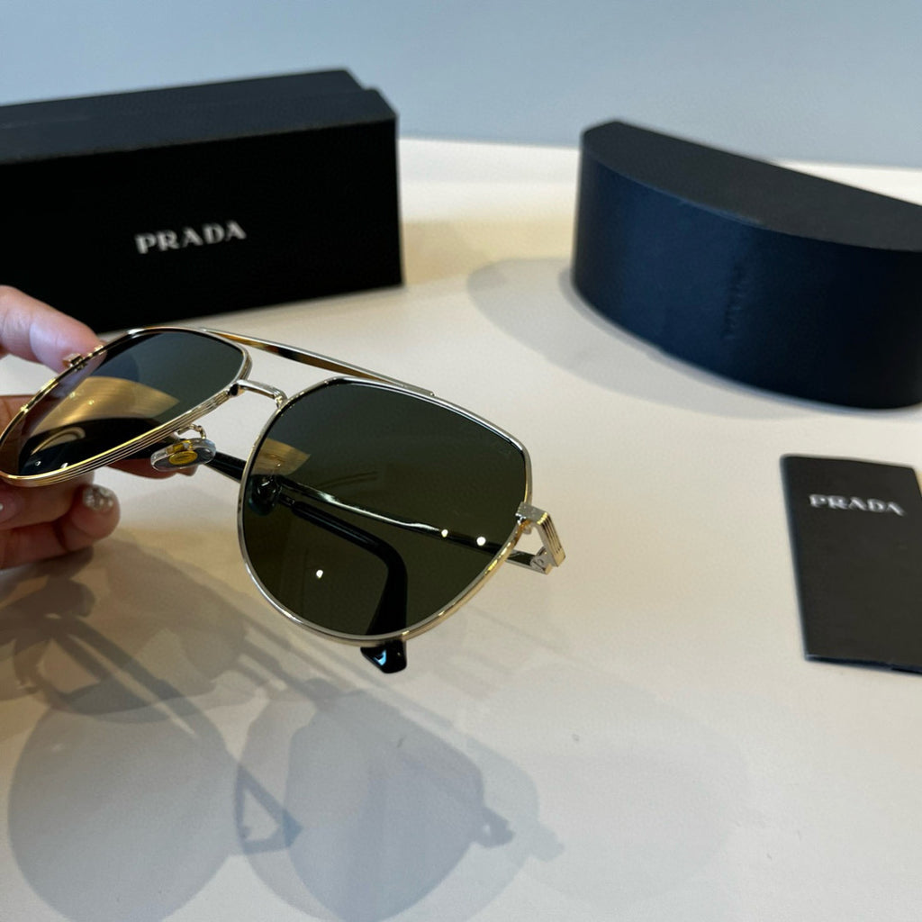 Prada Polarized Fashion Brown Lens Sunglasses for Men - 382643 - detail image 5
