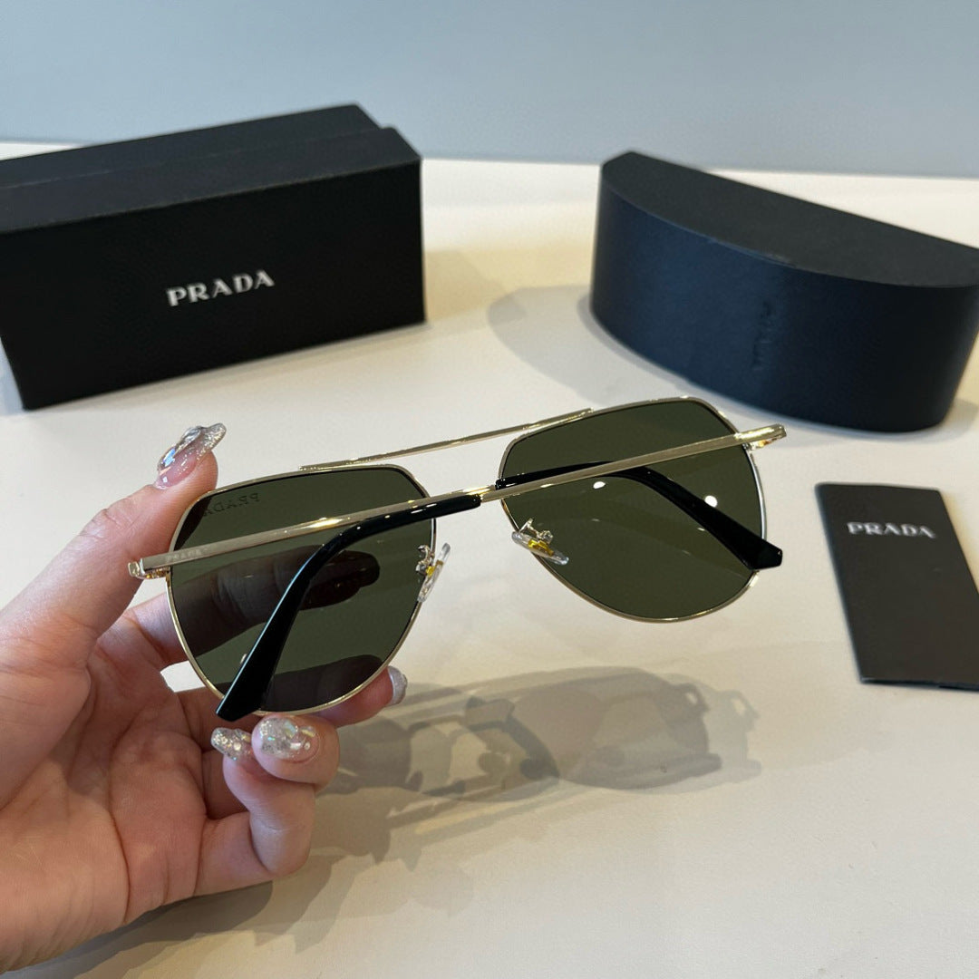 Prada Polarized Fashion Brown Lens Sunglasses for Men - 382643 - detail image 6