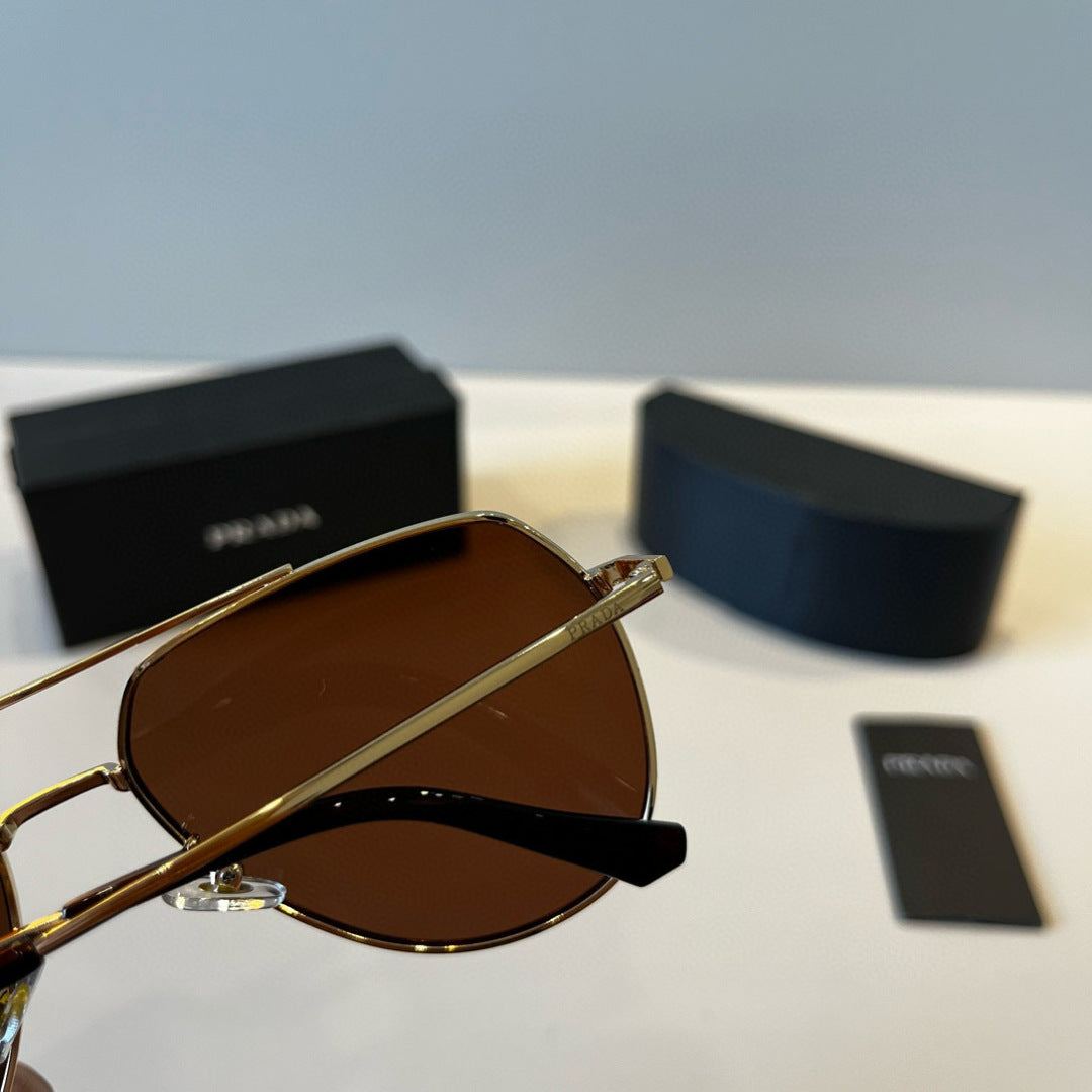 Prada Polarized Fashion Brown Lens Sunglasses for Men - 382644 - detail image 5