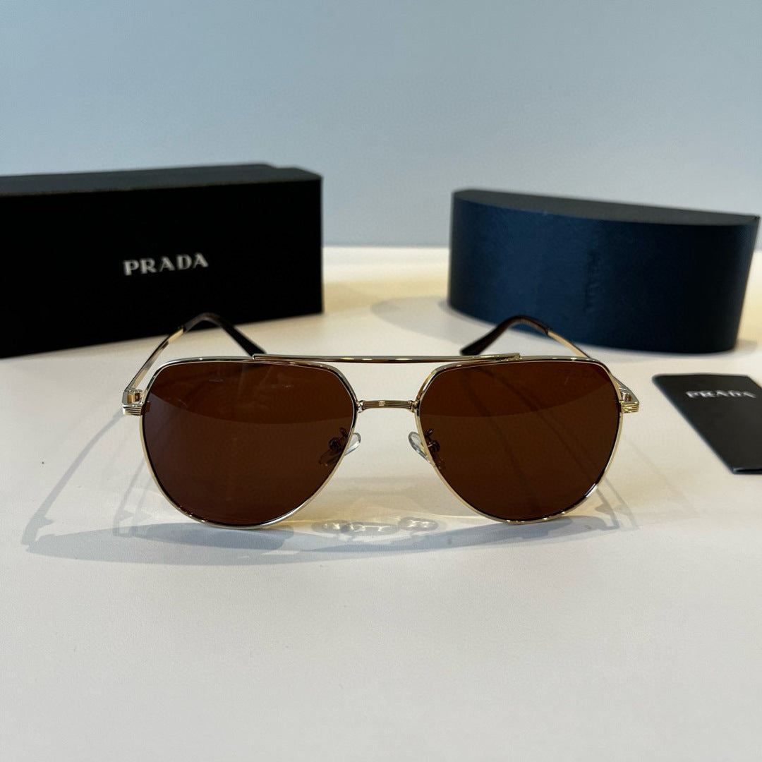 Prada Polarized Fashion Brown Lens Sunglasses for Men - 382644 - detail image 2