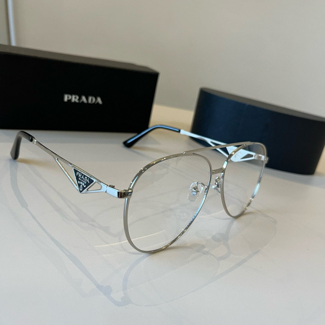 Prada Fashion Silver Lens Sunglasses for Men & Women - 382646
