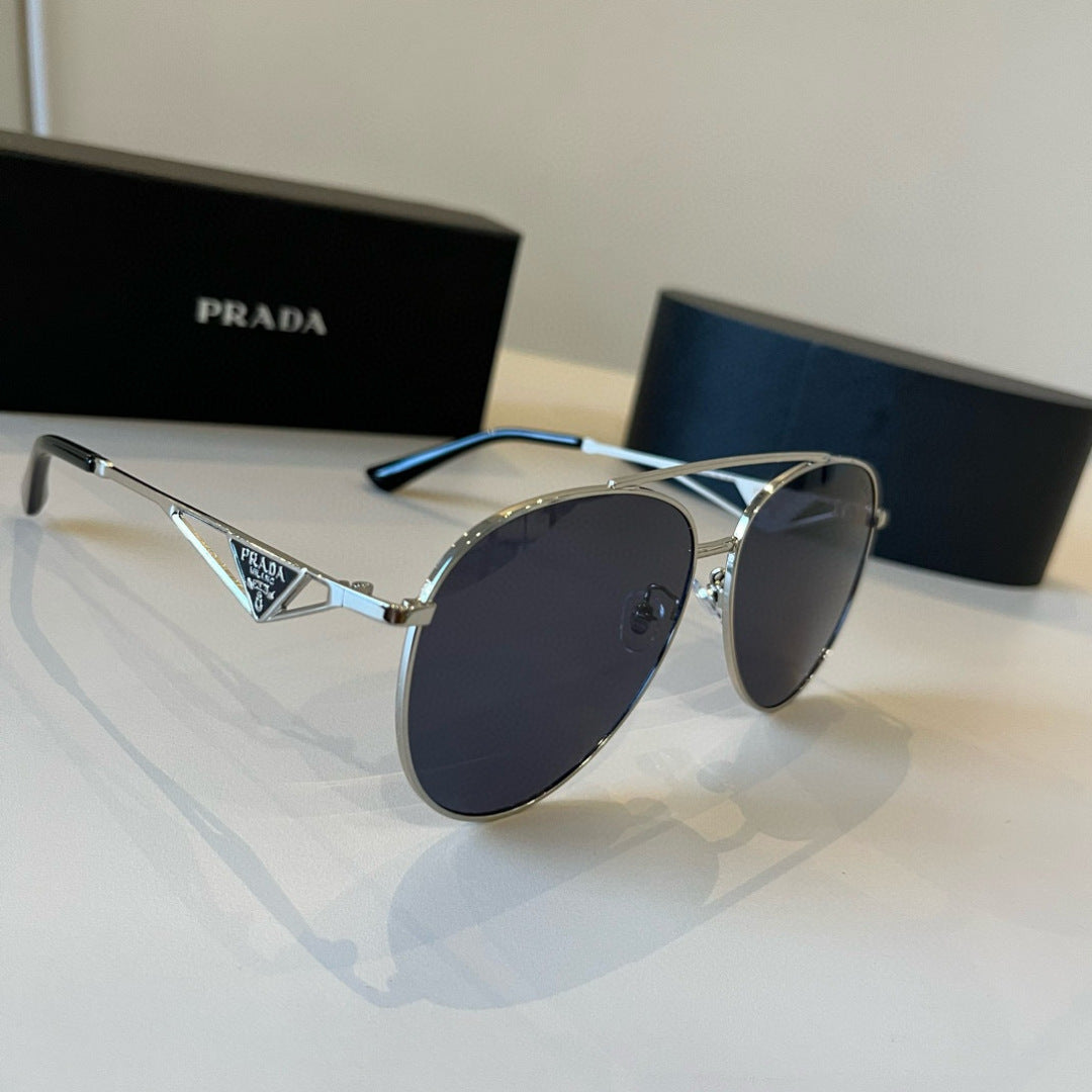 Prada Fashion Silver Lens Sunglasses for Men & Women - 382647