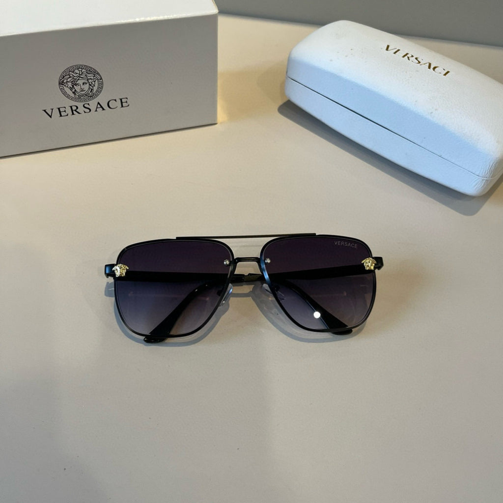 Versace Polarized Fashion Silver Lens Sunglasses for Men & Women - detail image 4