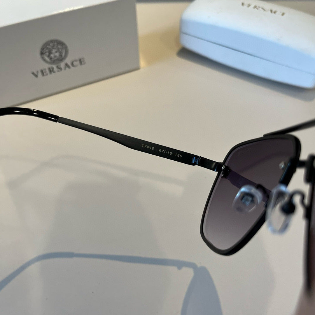 Versace Polarized Fashion Silver Lens Sunglasses for Men & Women - detail image 9