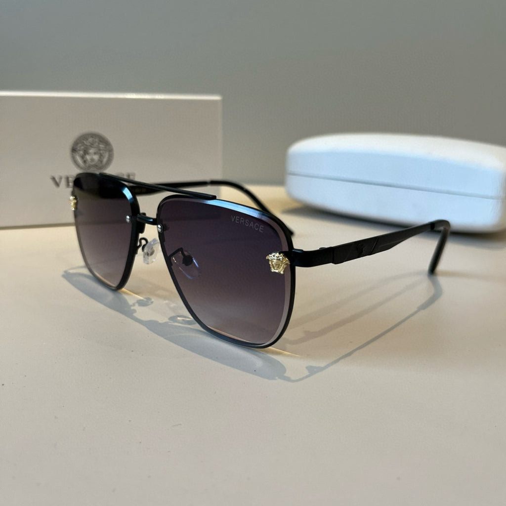 Versace Polarized Fashion Silver Lens Sunglasses for Men & Women - detail image 3