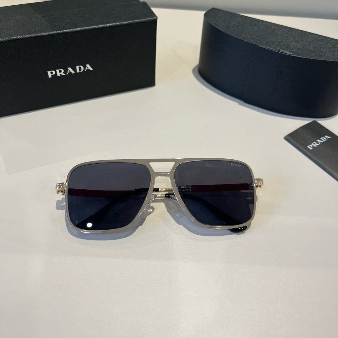 Prada Polarized Fashion Black Lens Sunglasses for Men - 998129 - detail image 4